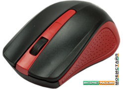Мышь Ritmix RMW-555 (черный/красный)