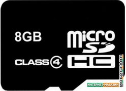 Карта памяти Smart Buy microSDHC (Class 4) 8 Гб (SB8GBSDCL4-00)