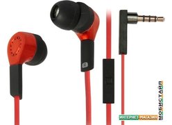 Наушники Ritmix RH-190M (черный/красный)