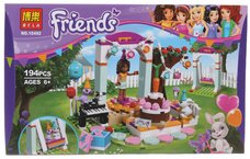 Конструктор BELA 10492 аналог Френдс ʺДень рожденияʺ 194 дет. 33х21х4см