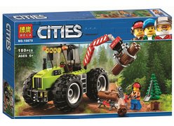 Конструктор BELA 10870 Город ʺЛесной тракторʺ 180дет. в кор. 33.3х21х5.5см