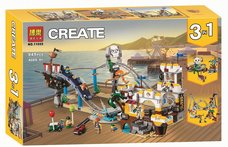 Конструктор BELA Creator 11055 ʺПиратские горкиʺ 945 дет