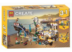 Конструктор BELA Creator 11055 ʺПиратские горкиʺ 945 дет