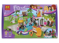 Конструктор BELA 10611 ʺЛетний Бассейн Хартлейкʺ 593 дет.