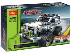 Конструктор Decool 3418 Полицейский патруль, 185 дет