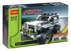Конструктор Decool 3418 Полицейский патруль, 185 дет