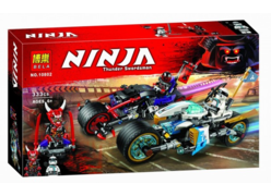 Конструктор BELA 10802 Ниндзяго ʺУличная погоняʺ 333 дет. 38х22х5.5 см