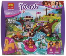 Конструктор BELA 10493 Френдс «Лагерь приключений» 325дет. в коробке 31Х6х28см