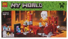 Конструктор BELA 10393 Майнкрафт Подземная Крепость 562дет