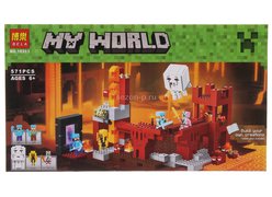 Конструктор BELA 10393 Майнкрафт Подземная Крепость 562дет