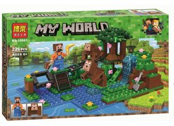 Конструктор BELA 10961 Майнкрафт ʺТренировкаʺ 226 дет.