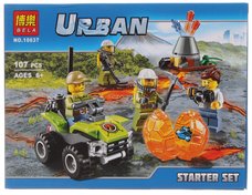 Конструктор BELA 10637 Urban ʺИсследователи Вулкановʺ 107 дет.