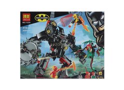 Конструктор BELA 11234 Super Heroes ʺРобот Бэтмена против робота Ядовитого Плющаʺ 419 дет. 35х28х6см