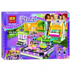 Конструктор Bela 10560 Friends Парк развлечений: аттракцион Автодром, 429 дет.