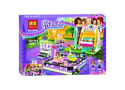 Конструктор Bela 10560 Friends Парк развлечений: аттракцион Автодром, 429 дет.