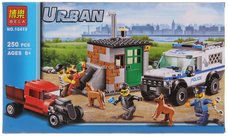 Конструктор BELA 10419 Город ʺПолицейский отряд с собакамиʺ 250 дет. 37х22х6см