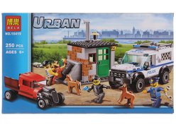 Конструктор BELA 10419 Город ʺПолицейский отряд с собакамиʺ 250 дет. 37х22х6см