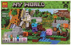 Конструктор BELA 10468 Майнкрафт ʺЖелезный големʺ 220дет.