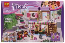 Конструктор BELA 10495 Френдс «Продуктовый рынок» 389 дет. 41Х6х28см аналог