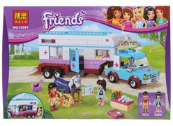 Конструктор BELA 10561 Френдс Ветеринарная машина 387 дет.