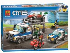 Конструктор BELA 10658 Сити ʺОграбление грузовикаʺ 427 дет.