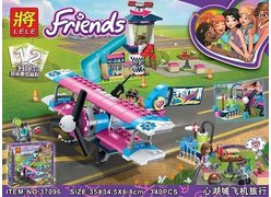 Конструктор LELE 37096 Френдс ʺЗаправка самолетаʺ 340 дет. в кор. 35х35х7 см