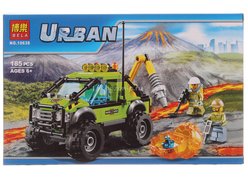 Конструктор BELA 10638 Urban ʺВулканический грузовикʺ 185 дет.