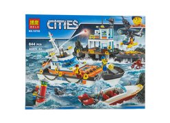 Конструктор BELA 10755 ʺШтаб береговой охраныʺ 844 дет