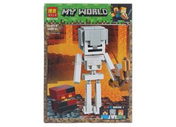 Конструктор BELA 11168 Майнкрафт ʺСкелет с кубом магмыʺ 142 дет.