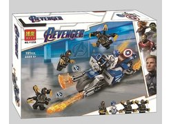 Конструктор BELA 11258 Marvel Super Heroes Капитан Америка: Атака Аутрайдеров 191 дет.
