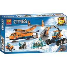 Конструктор BELA 10996 Сити Арктика ʺАрктический грузовой самолетʺ 731 дет.