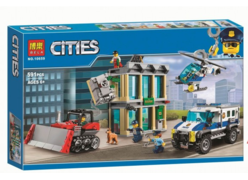 Конструктор BELA 10659 Сити ʺОграбление на бульдозереʺ 591 дет.