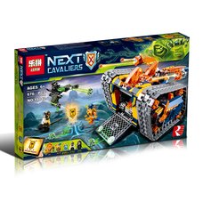 Конструктор BELA 10819 Nexo Knights 2018г. ʺМобильный арсенал Акселяʺ 620 дет.