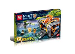 Конструктор BELA 10819 Nexo Knights 2018г. ʺМобильный арсенал Акселяʺ 620 дет.