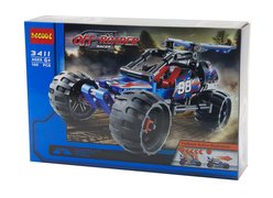 Конструктор Decool 3411 Багги с инерционным механизмом 160 дет
