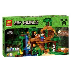 Конструктор BELA 10471 Майнкрафт «Домик на дереве» 718 дет.