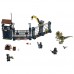 Конструктор BELA 10923 Dinosaur ʺНападение Дилофозавра на сторожевой постʺ 307 дет.
