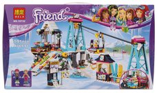 Конструктор BELA 10732 Френдс ʺГорнолыжный курорт: Подъёмникʺ 591 дет.