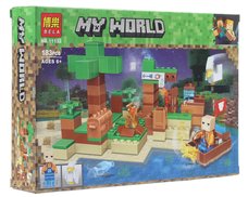 Конструктор BELA 11132 Майнкрафт ʺНа рыбалкеʺ 199дет