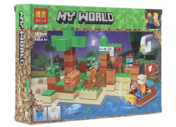 Конструктор BELA 11132 Майнкрафт ʺНа рыбалкеʺ 199дет