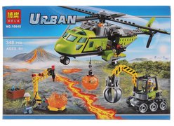 Конструктор BELA 10640 Город ʺГрузовой вертолет исследователей вулкановʺ 348 дет.