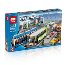Конструктор Lepin 02023 Общественный транспорт 968 деталей