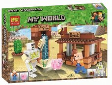 Конструктор BELA 11133 Майнкрафт ʺМини Отельʺ 203дет.