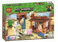 Конструктор BELA 11133 Майнкрафт ʺМини Отельʺ 203дет.