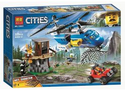 Конструктор BELA 10863 Сити Горная полиция ʺПогоня в горахʺ 325 дет.