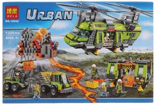 Конструктор BELA 10642 ʺГрузовой вертолет исследователей вулкановʺ 1325дет.