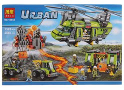 Конструктор BELA 10642 ʺГрузовой вертолет исследователей вулкановʺ 1325дет.