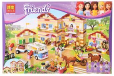 Конструктор BELA 10170 Френдс «Школа верховой езды» 1112 дет.