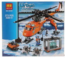 Конструктор BELA 10439 Полиция ʺАрктический вертолетʺ 273дет.