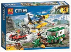 Конструктор BELA 10864 Сити ʺОграбление у горной речкиʺ 409 дет.